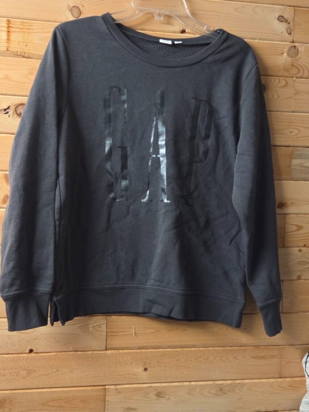 GAP Womens  Small Dark Gray Crewneck Sweater Size S GUC